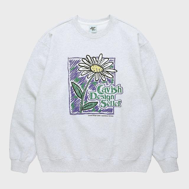 DAISY SWEATSHIRT LIGHT GREY(CV2CSUM464A)