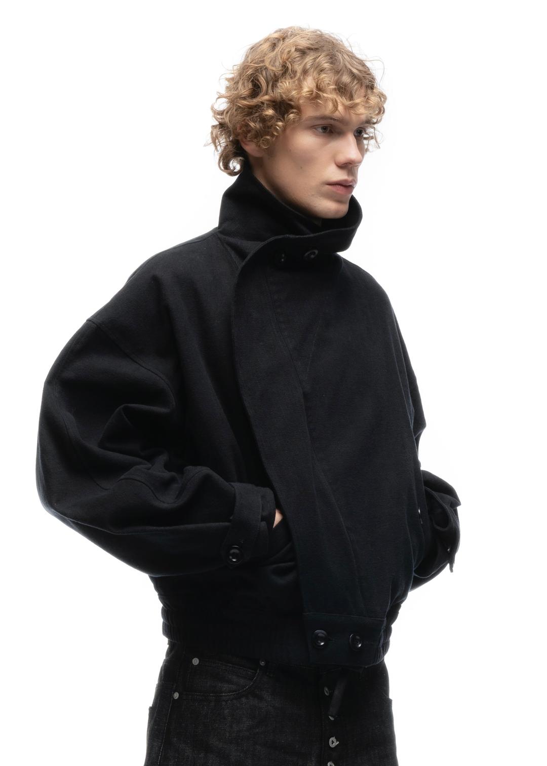 MOLESKIN JACKET BLACK - SMALL