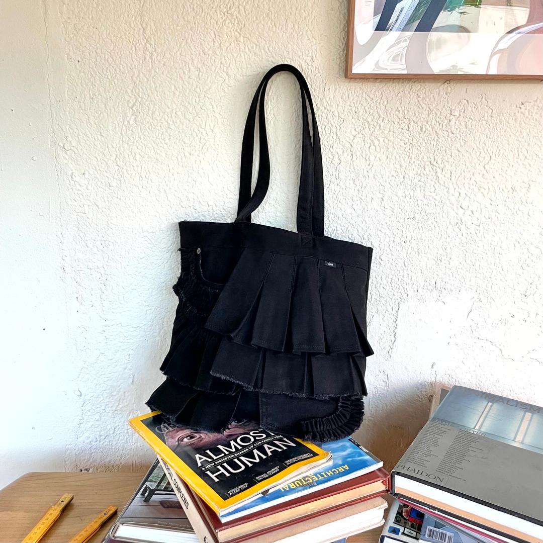 levis pleats layered tote