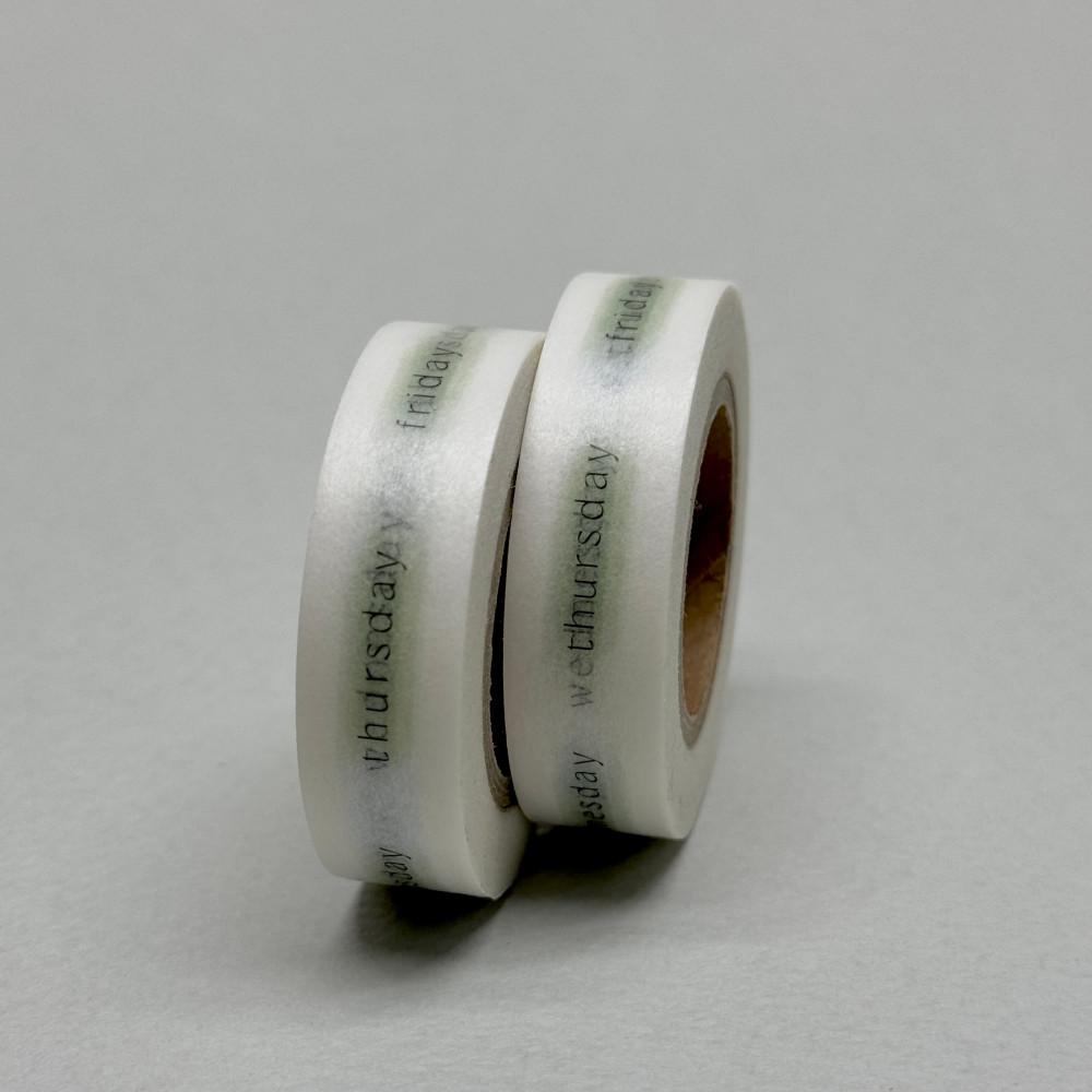 [3월알림받기💡] 요일 마스킹테이프 ver. A 12mm
