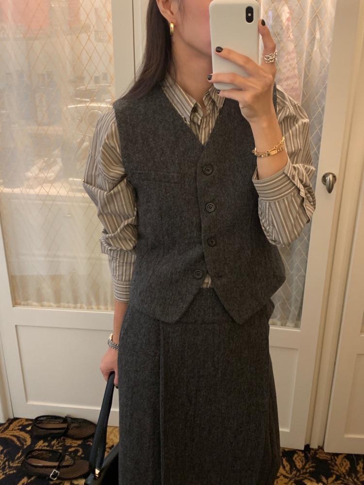 [루트] UNDERSON 언더슨 24fw 사봉 베스트 (2color)