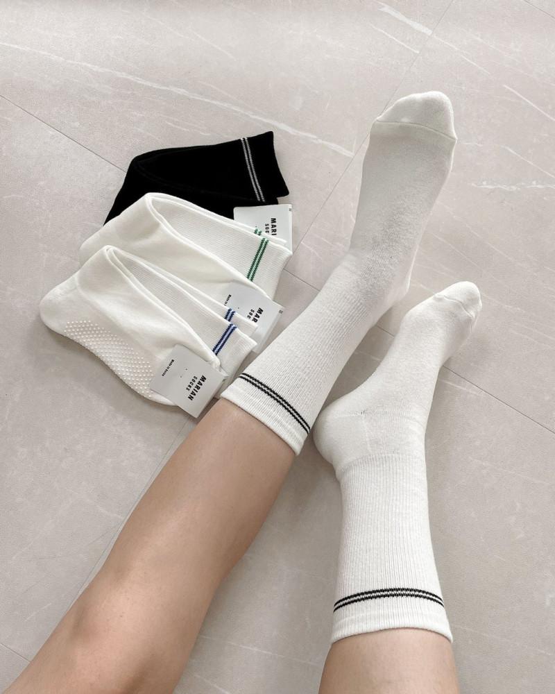 운동 쿠션 양말 (4colors)