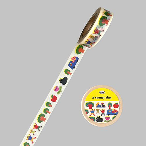 a sunny day - masking tape