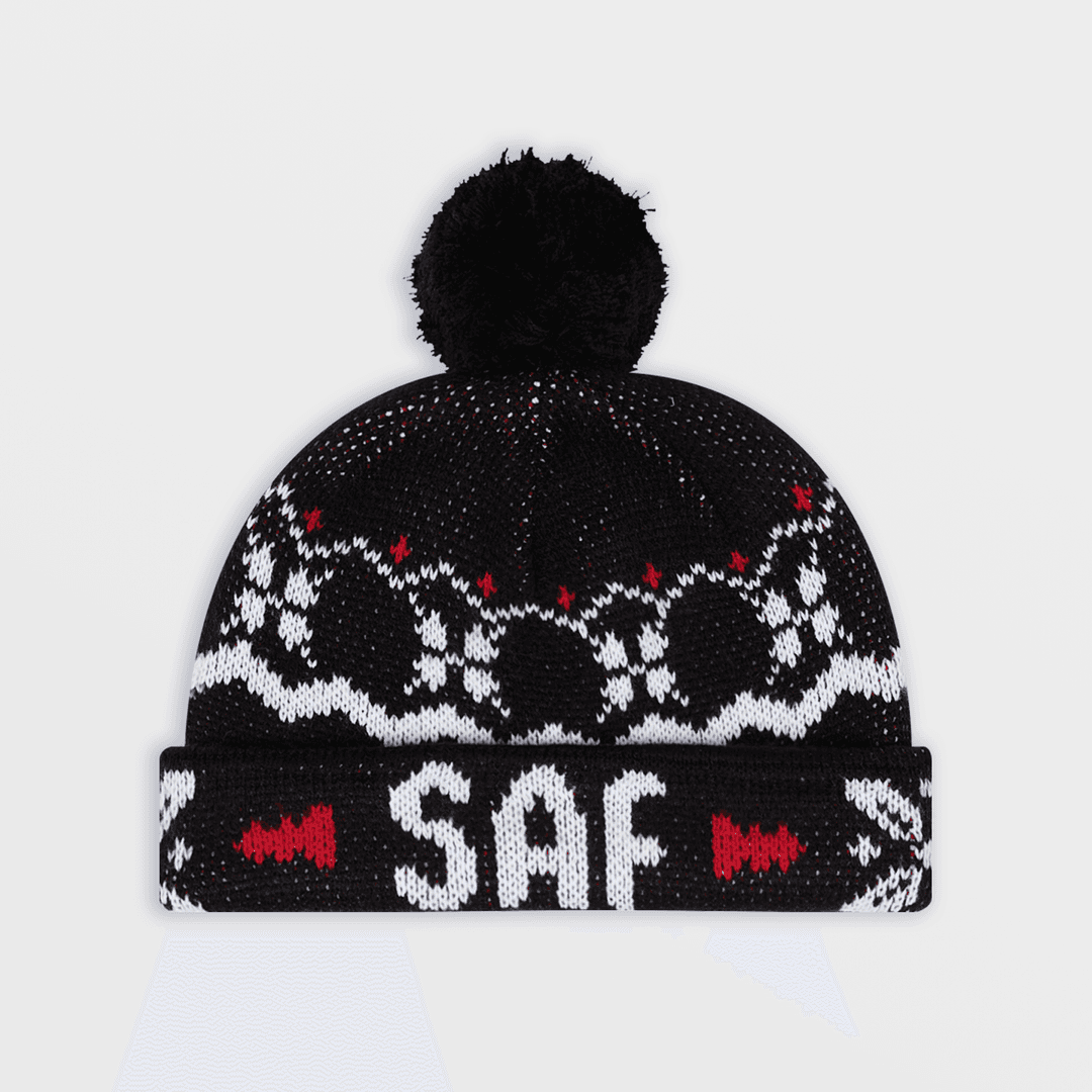 S.T.C. Saf Pom Beanie (Black)
