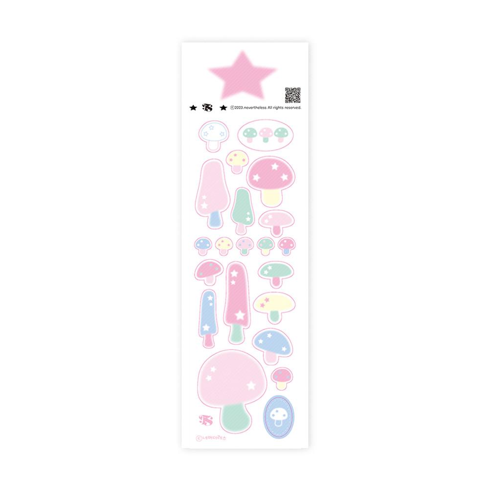 네버더레스 버섯 스티커