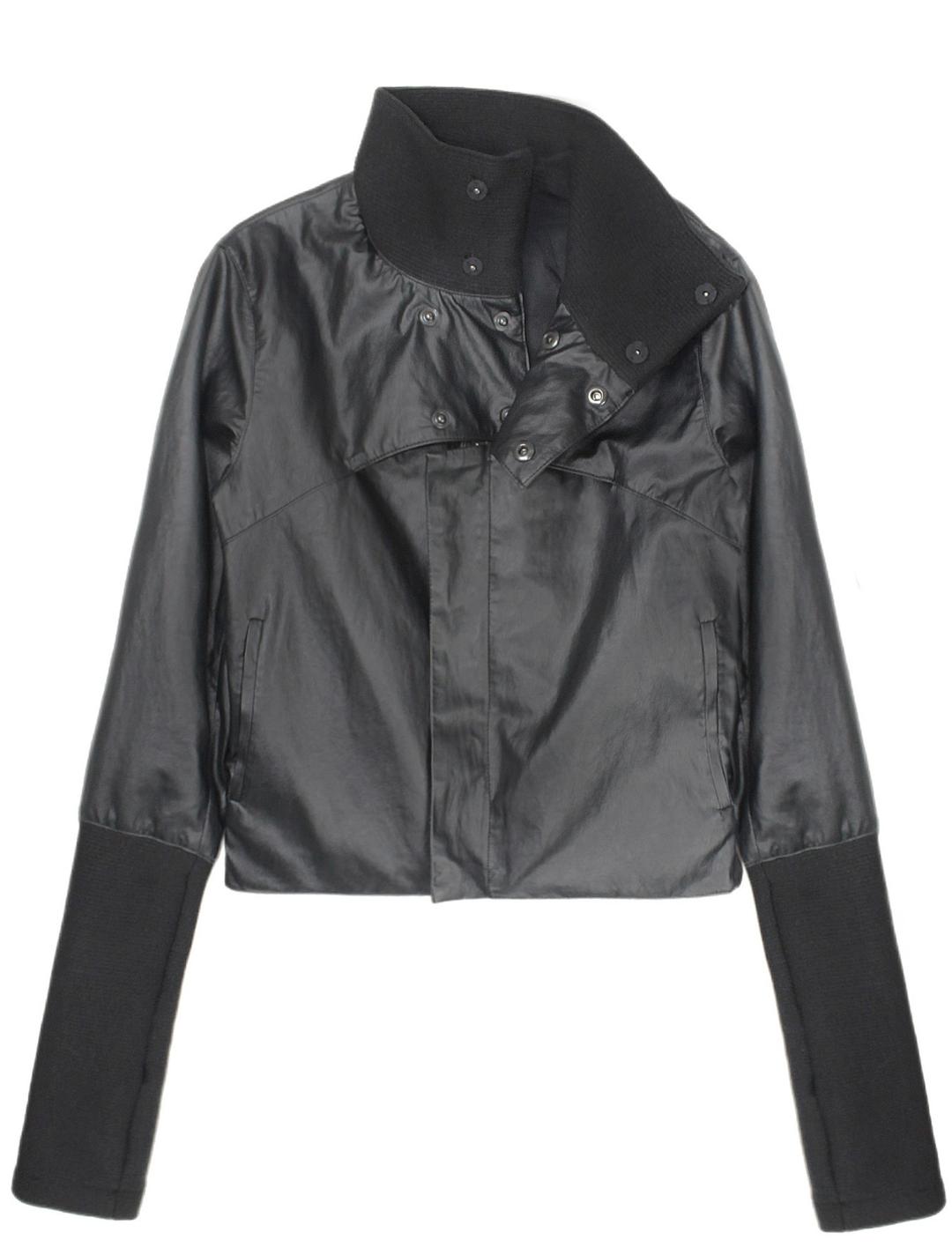 (11월 6일 발송) Crack leather jacket (Black)