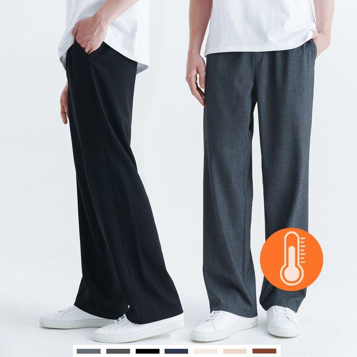 (기모) 유니섹스 세미 와이드 밴딩 슬랙스 7 COLOR