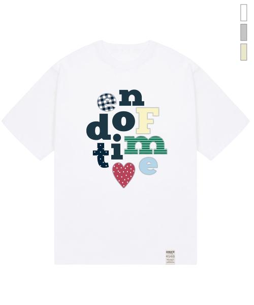 [UNISEX]END OF TIME 반팔티_3color