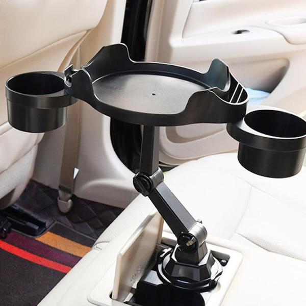 자동차 차량용 컵홀더 테이블 트레이 식탁 핸드폰거치