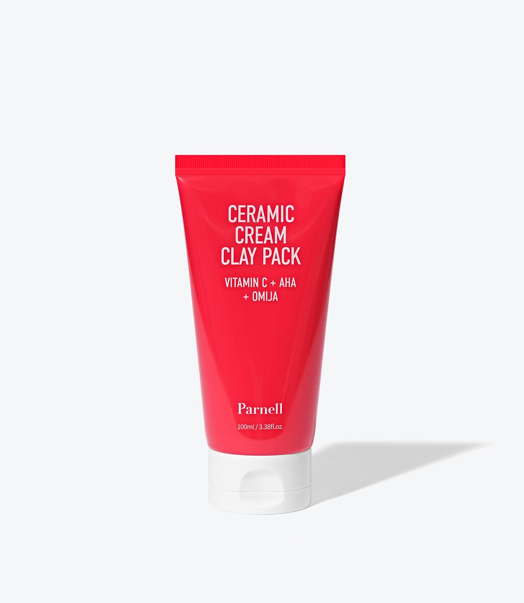 아하 오미자 도자기 크림 클레이 팩