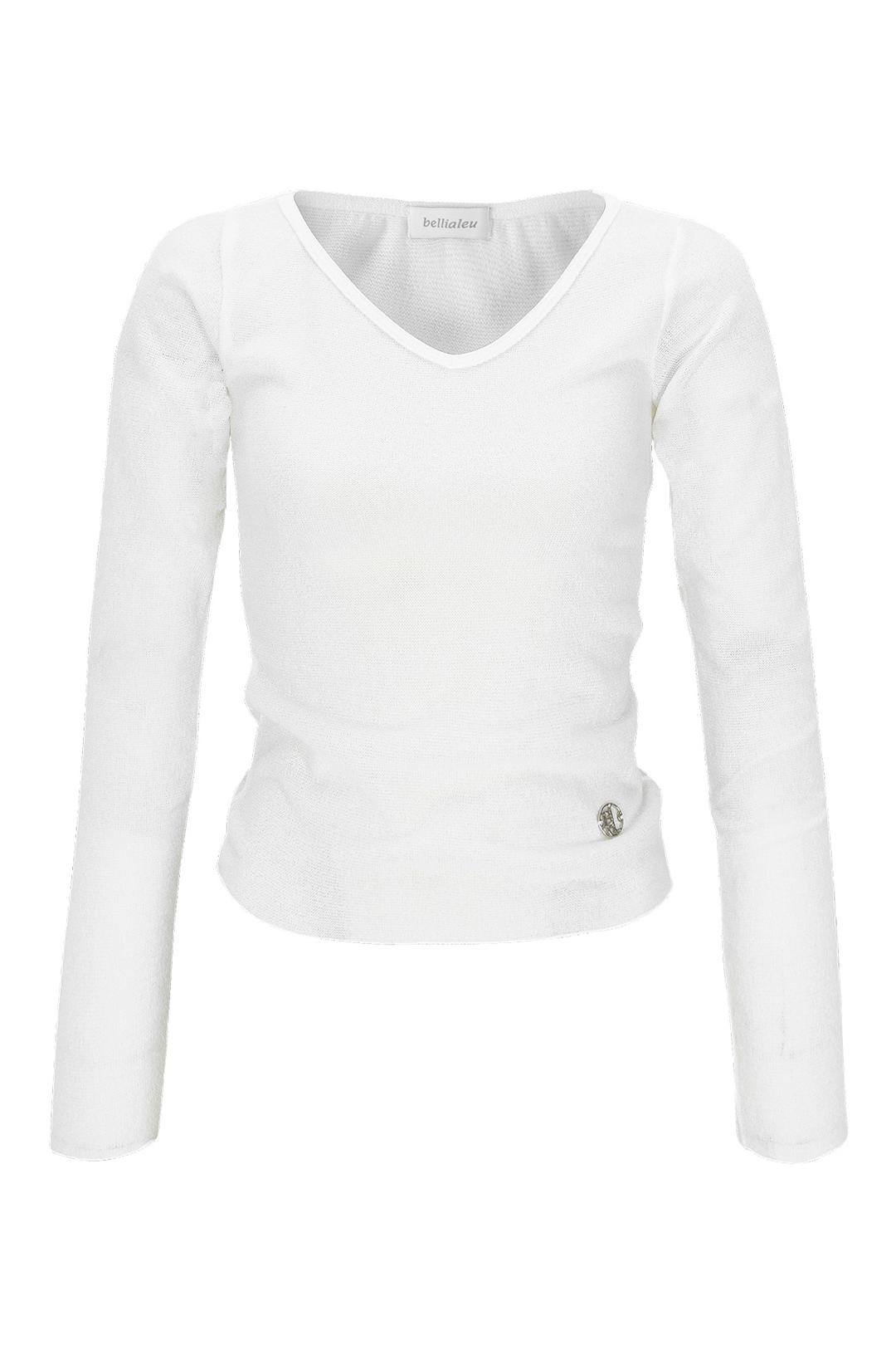 V neck silm knit