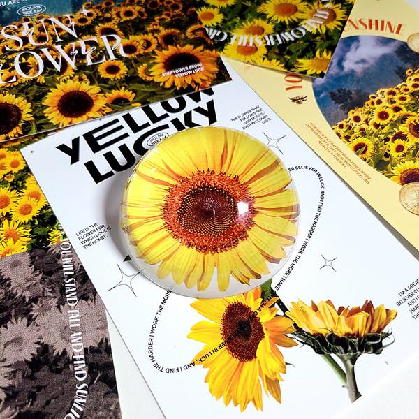 sunflower 유리문진