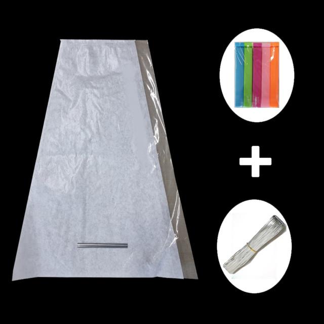 포도봉투 샤인머스켓 과수봉지 과일 야채봉지 유튜브봉투 100매