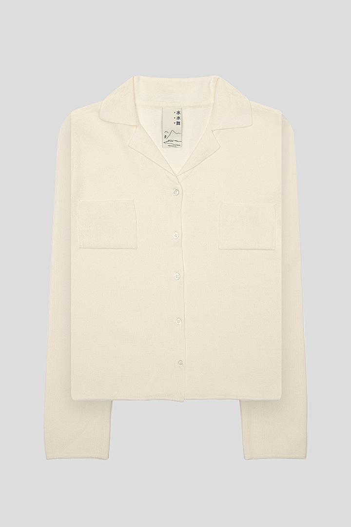 (SUSUMU) OFFICE CARDIGAN | off white