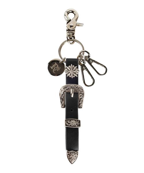 WESTERN BELT 2WAY KEYRING - BLACK