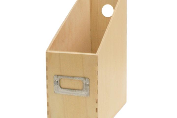 빈티지 네임텍 우드 파일 꽂이 보관함