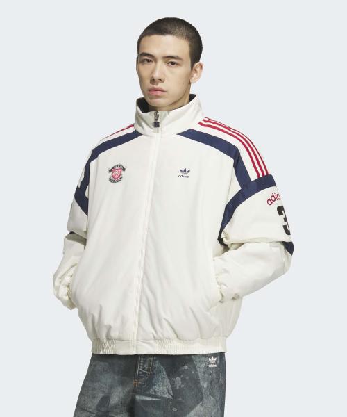 팀 리버서블 패디드 재킷 - 크림화이트 / KC0094