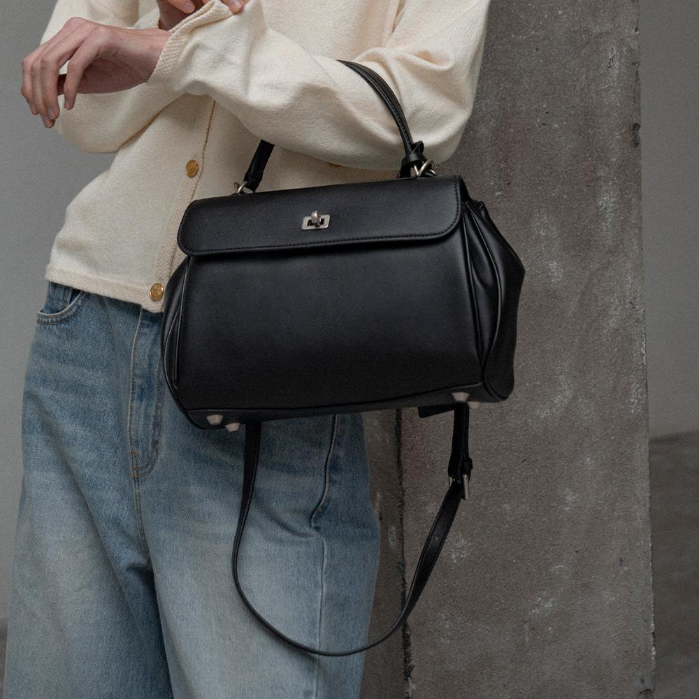 SIAC3061 Leather Michelle Bag S_S'est passee(쎄빠쎄)_Black