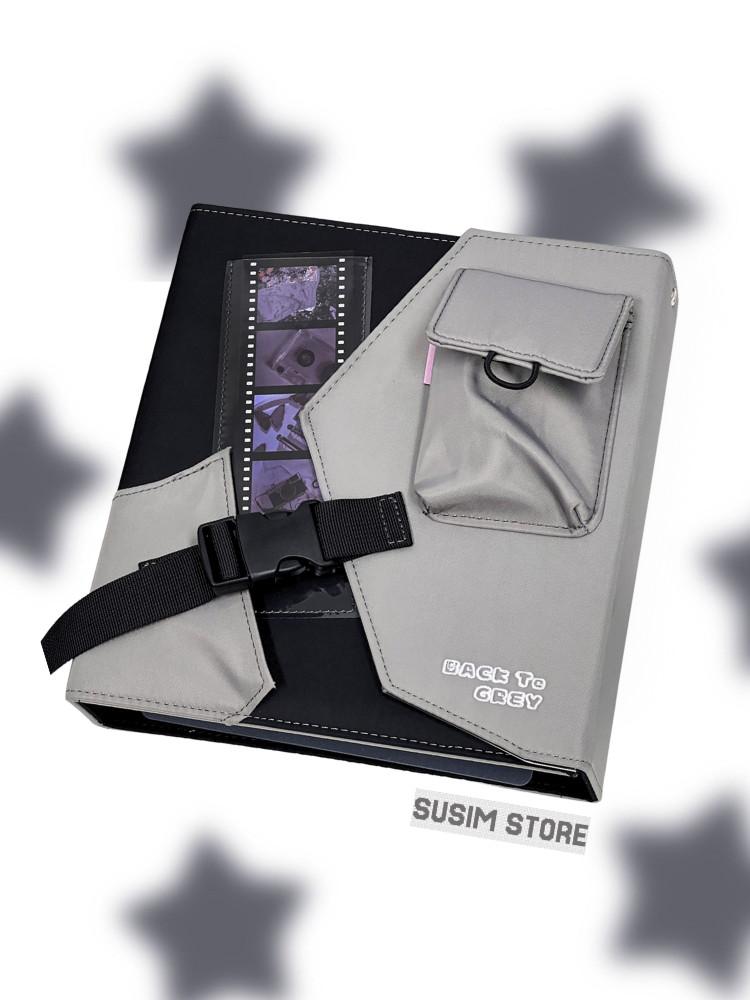 수심 Gray Pocket Binder 그레이 포켓 바인더 다이어리 A5 6공 콜렉트북