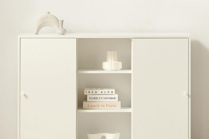 스르륵 3단 1200오픈 E0등급 슬라이딩 미닫이 슬림 높은 수납장