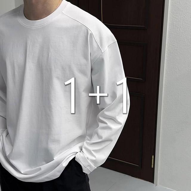 [당일출고] [1+1] MADE 덤블워싱 프리미엄 절개 긴팔티