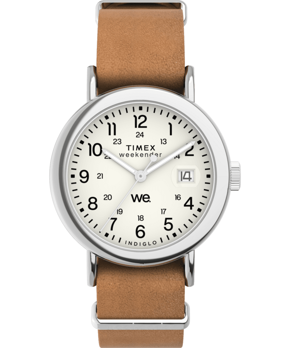 Weekender 37mm Leather Strap Watch