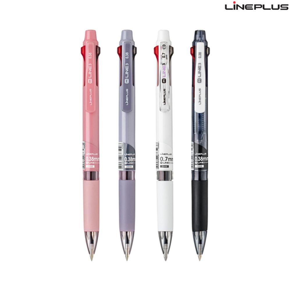 라인플러스 3색볼펜 M라인 멀티펜