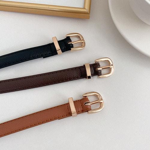 골드엔딩 슬림  여자 버클 롱 허리띠 벨트 3color