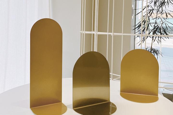 하프문 오브제 벽선반