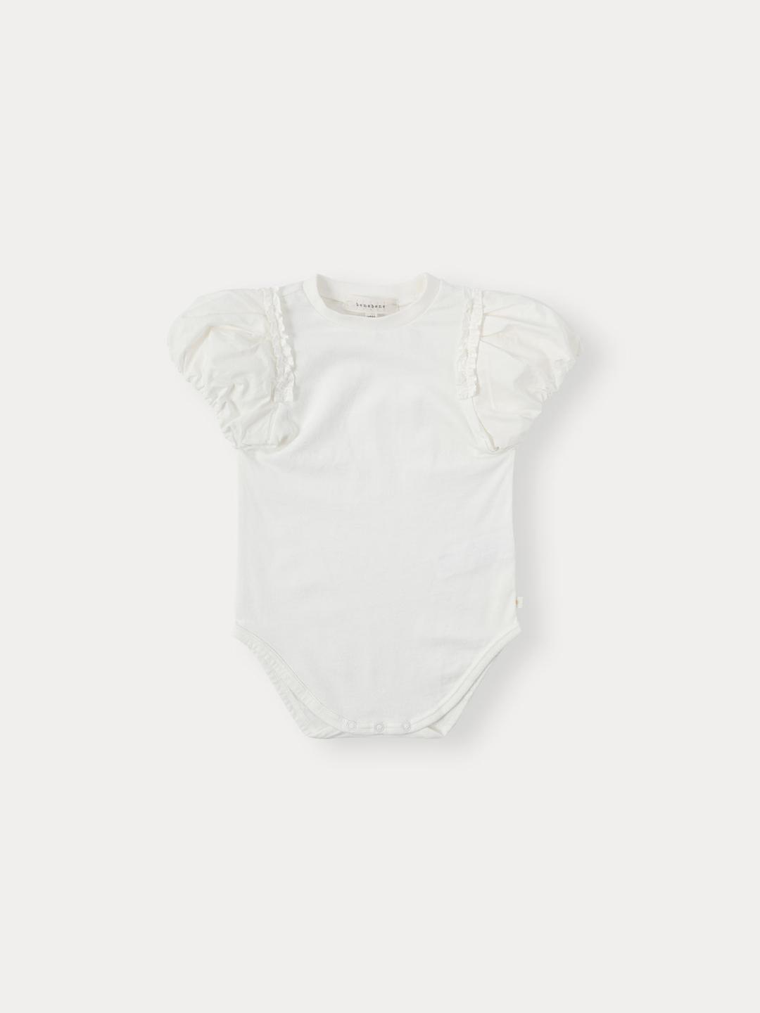 BABY) Cecile Puff Bodysuit, Ivory