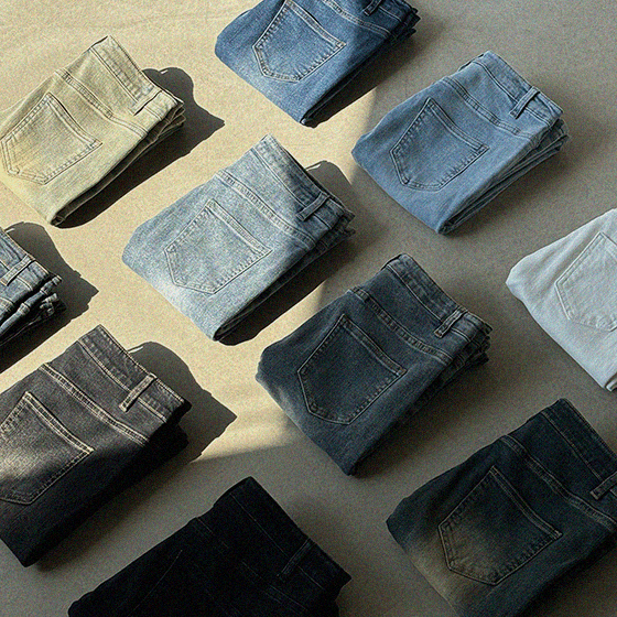 고고싱 [누적5만장🏆] 비율보정핏 빈티지 워시드 롱 부츠컷 데님팬츠 (11color/날씬+편안함/부츠컷데님/청바지/화이트데님/블랙진/출근룩/하객룩/MADE/키작녀)