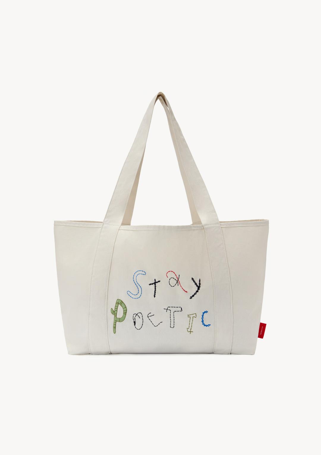 Stay Stitch Bag in Ecru