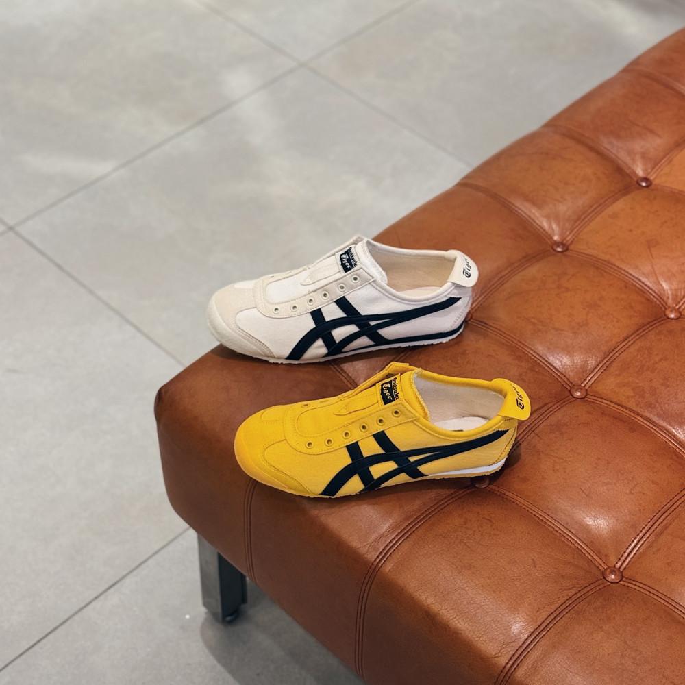 오니츠카타이거 멕시코 66 슬립온 옐로우블랙