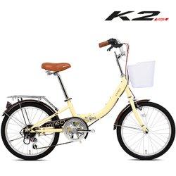 K2BIKE 파블로 7단 20인치 미니벨로 접이식자전거 조립별도