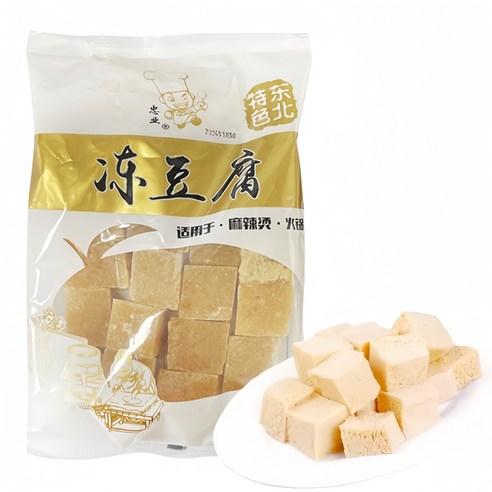 홍홍 중국식품 동두부 냉동두부 얼린두부 로수두부 중국두부 마라탕 훠궈 사리, 500g, 1개 - 기타 즉석요리 | 쿠팡