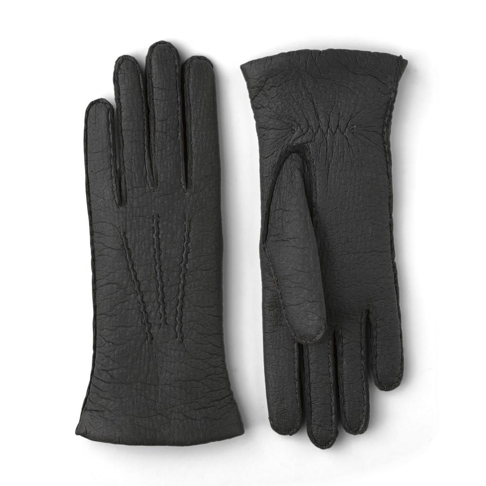 헤스트라 우먼즈 페커리 캐시미어 블랙 10080 100- 여자 여성 겨울 가죽 장갑