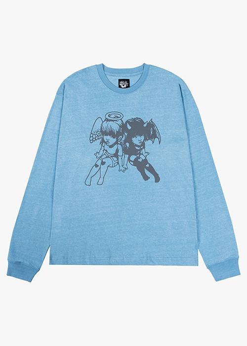 Twins long sleeve (Skyblue) (MEDIA82XSUGASCOOP)