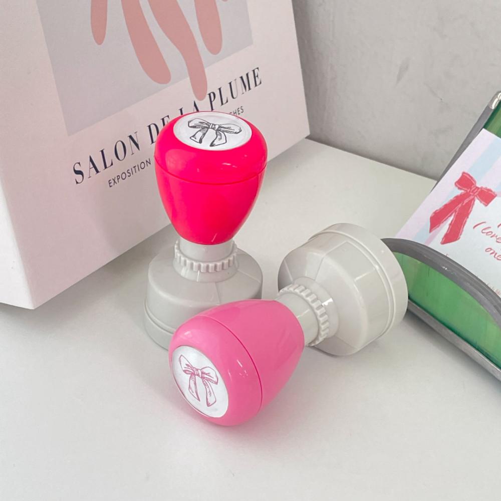 [자체제작] 핸드 드로잉 리본스탬프 (ver.통통)