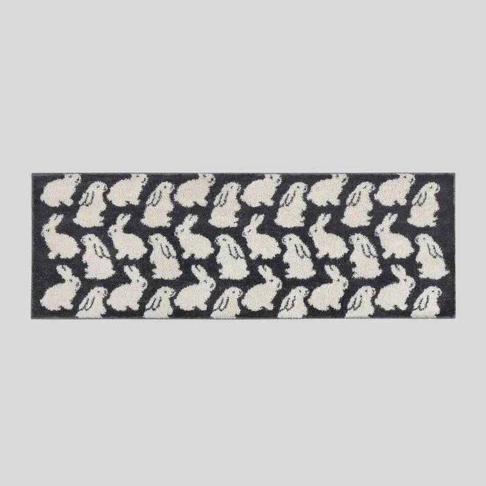 리틀 그레이 버니즈 플로어 매트(50X140cm)