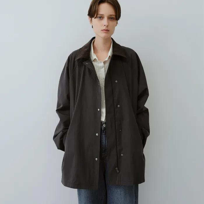 [2차 10/17 예약발송] Berlin half coat (charcoal)