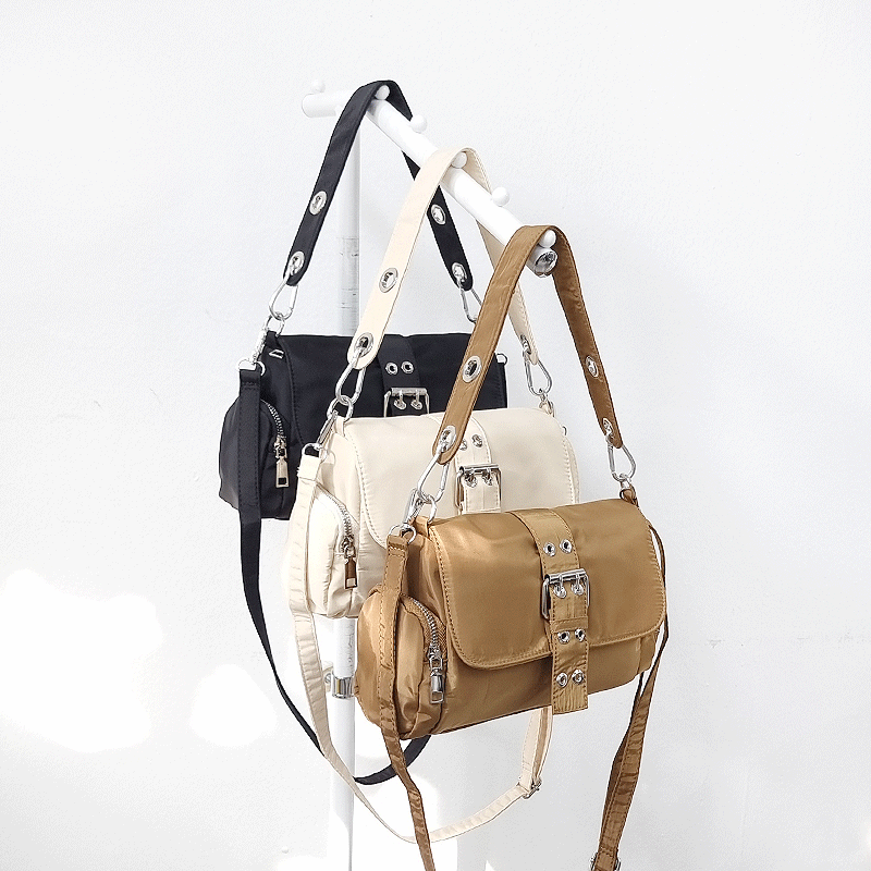 레이카 가벼운 방수 토트 크로스백 나일론가방