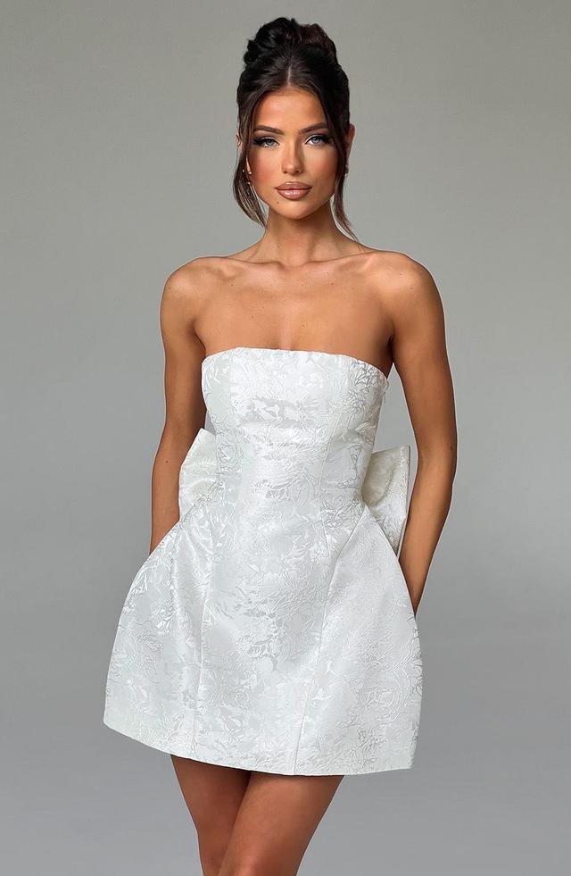 Elenora Mini Dress - Ivory - XS