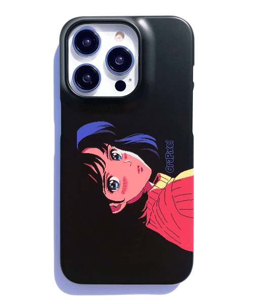 1980s girl 하드 폰케이스 (블루)