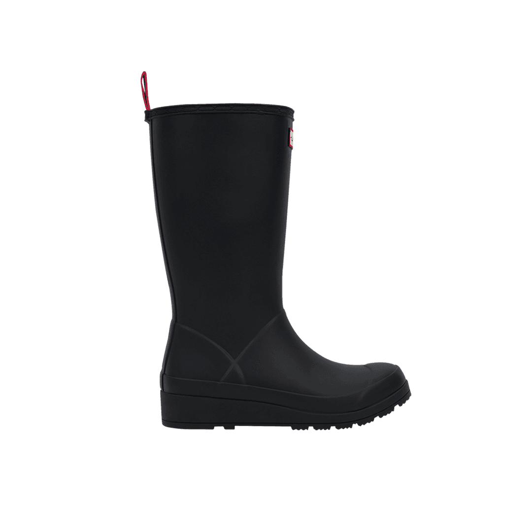 (W) Hunter Play Tall Rain Boots Black