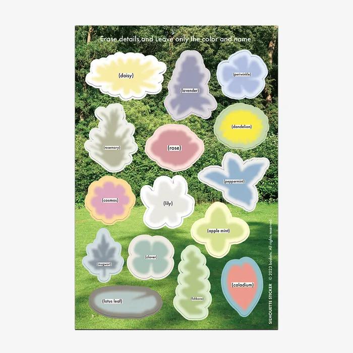 SILHOUETTE STICKER Stroll 001