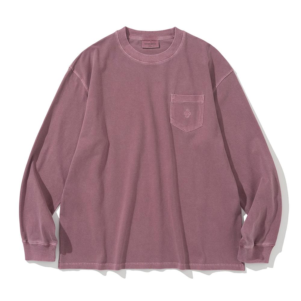 UBC pigment l/s tee red