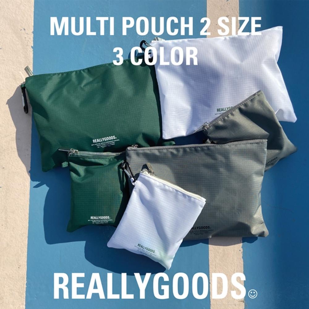 (리얼리굿스윔)멀티 파우치 2종 셋트 구성 3컬러