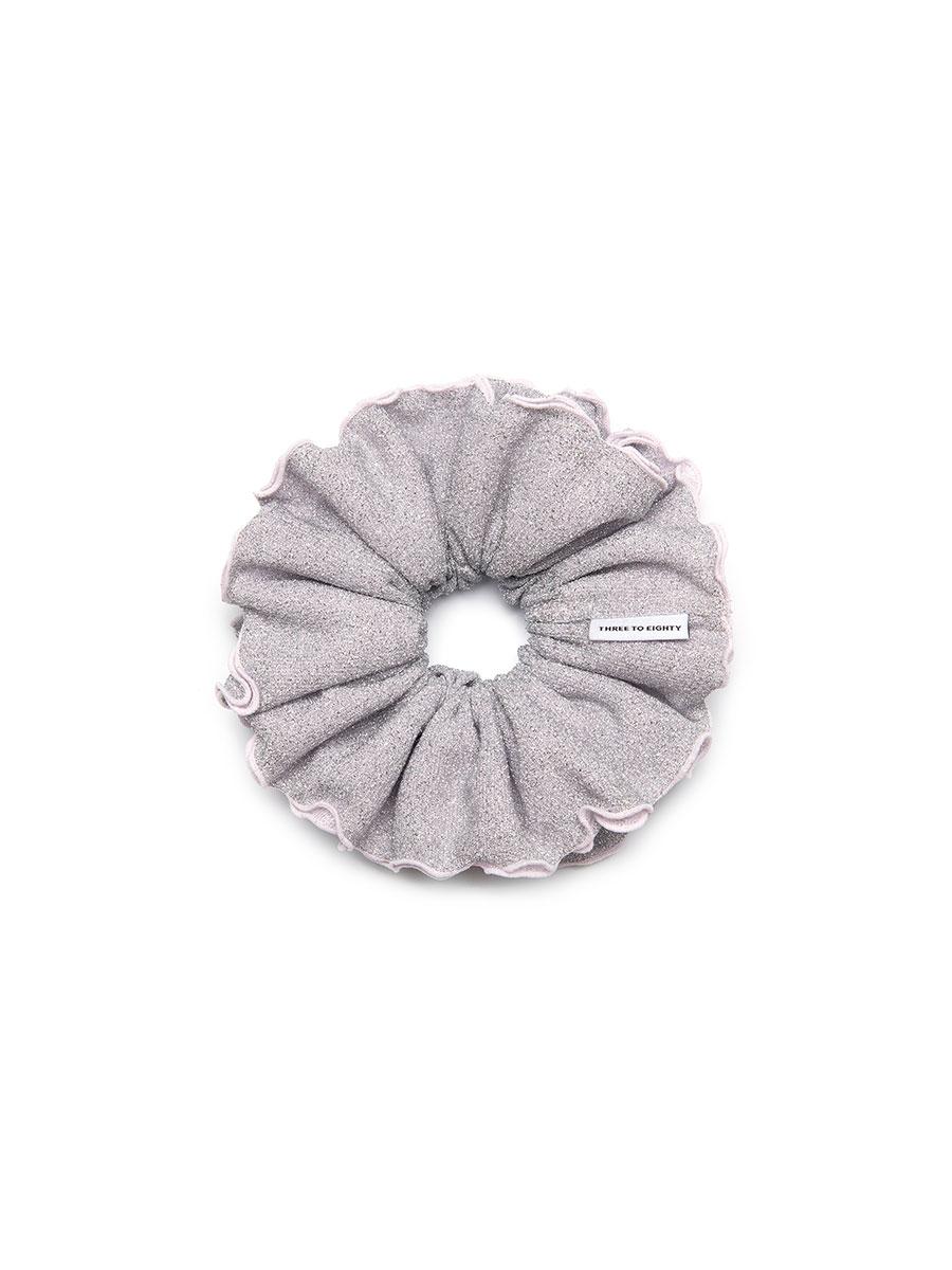 GLITTER SCRUNCHIE DUSTY PINK