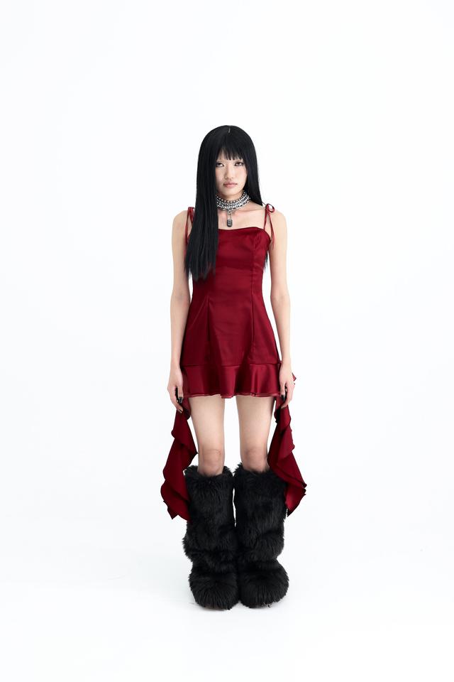 narcissism dress - red / only left 3