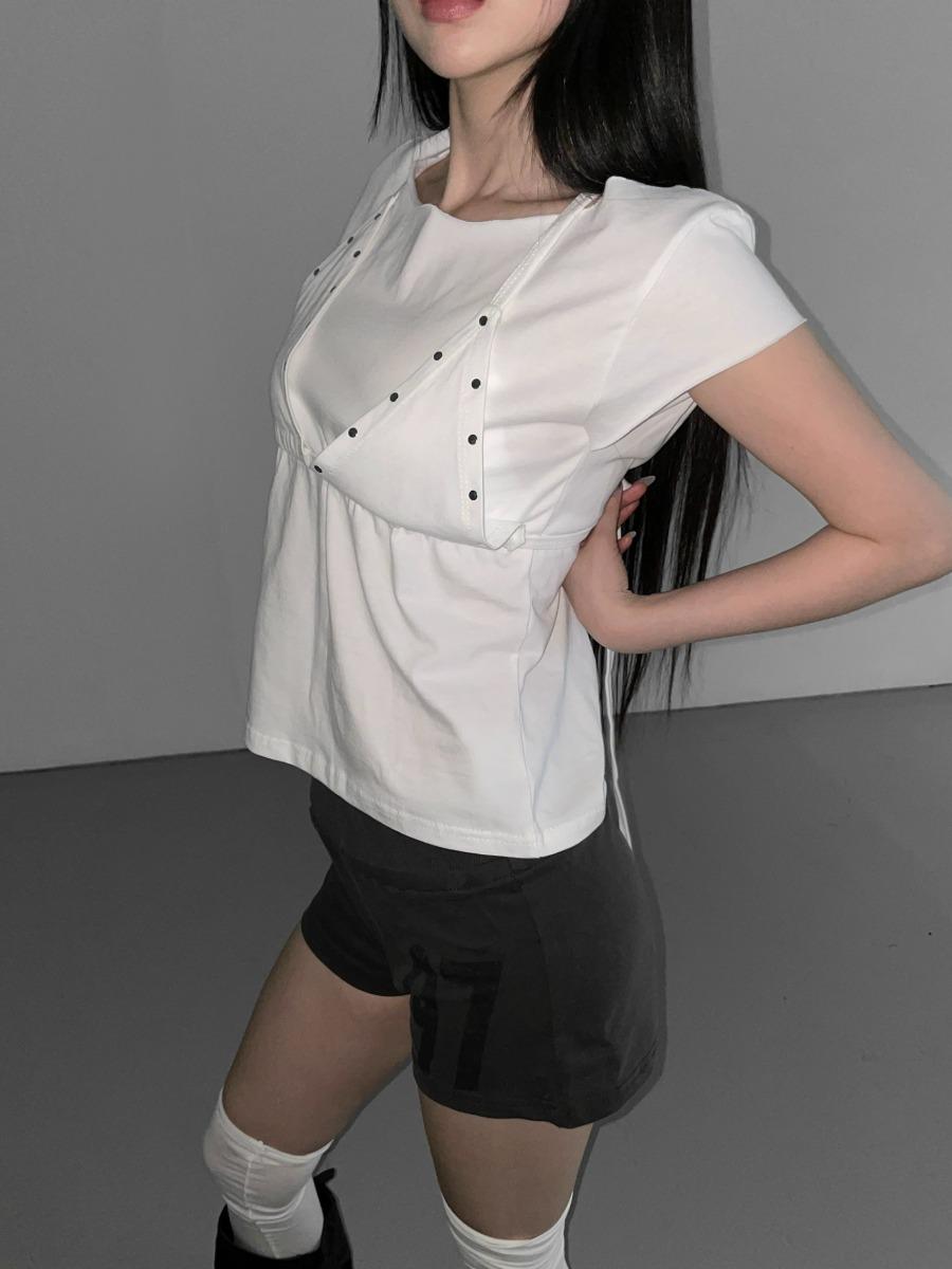 디에어타운 seer stud under top(2 color)